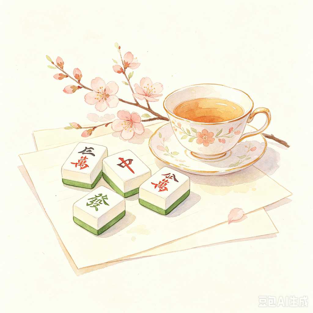 mahjong table mat