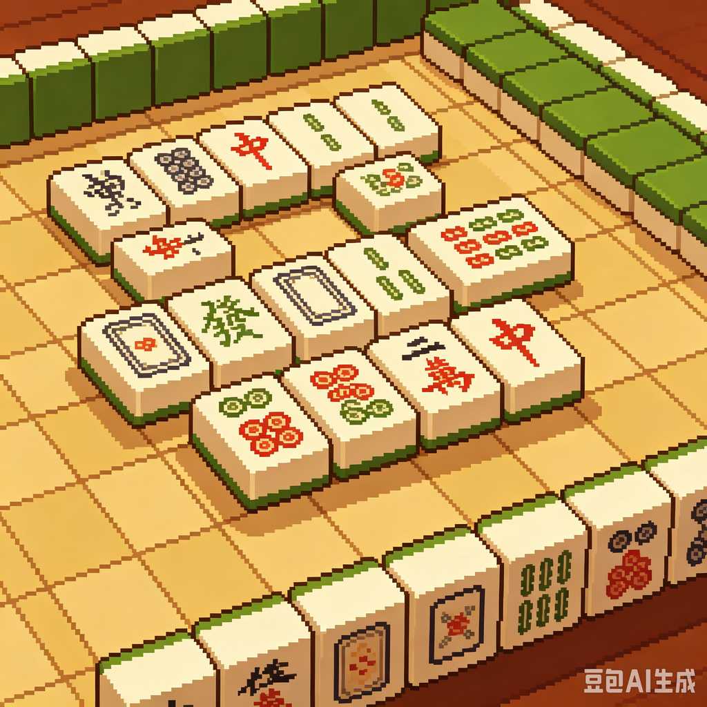 premium engraved mahjong set